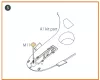 Clear Prop Accessories 1:35 TB.2 painting mask for CP kits