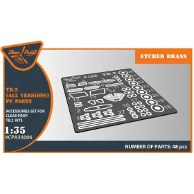 Clear Prop Accessories 1:35 TB.2 PE parts for CP kit