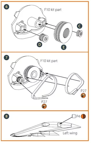 Clear Prop Accessories 1:35 TB.2 PE parts for CP kit
