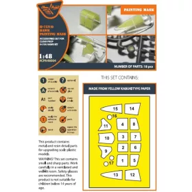   Clear Prop Accessories 1:48 Hawk H-75 N/O for CP kit painting mask for CP kits CP4803/CP4804