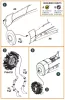 Clear Prop Accessories 1:48 Hawk H-75 M/N/O resin exhaust for CP kits CP4803/CP4804