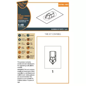   Clear Prop Accessories 1:48 I-16 vacuum formed canopy (early version) for CP kit