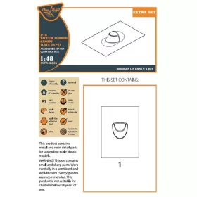   Clear Prop Accessories 1:48 I-16 vacuum formed canopy (late version) for CP kit