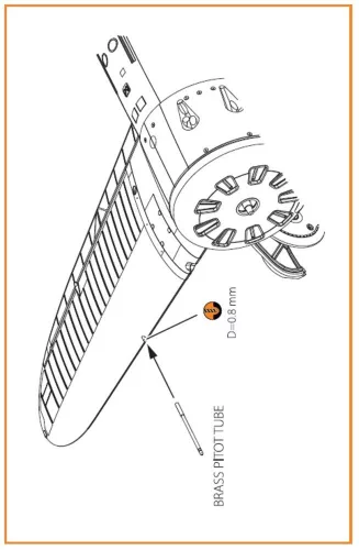 Clear Prop Accessories 1:48 I-16 brass pitot tube