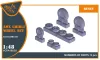 Clear Prop Accessories 1:48 AMX Ghibli wheel set for Kinetic, HobbyBoss kits