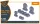 Clear Prop Accessories 1:48 AMX Ghibli wheel set for Kinetic, HobbyBoss kits