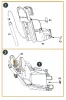 Clear Prop Accessories 1:48 F-86A Ejection seat early for CP kits