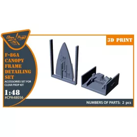   Clear Prop Accessories 1:48 F-86A Canopy frame detailing set for CP kits