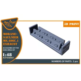   Clear Prop Accessories 1:48 Morane-Saulnier exhausts for Dora Wings kit