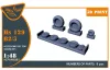 Clear Prop Accessories 1:48 Hs 129B2/3 Wheels set (weighted) for Takom kit