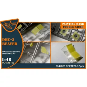   Clear Prop Accessories 1:48 DHC-2 Beaver double-sided painting mask for Dora Wings kit