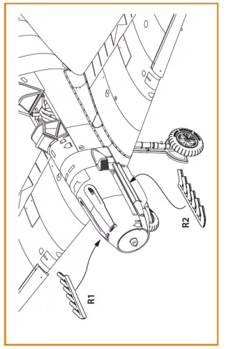 Clear Prop Accessories 1:48 Bf-109E exhausts for Wingsy Kits