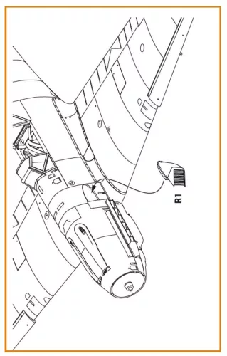 Clear Prop Accessories 1:48 Bf-109E air intake for Wingsy Kits