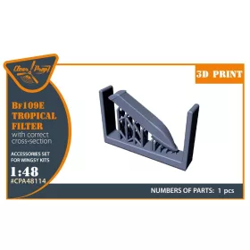   Clear Prop Accessories 1:48 Bf-109E tropical filter for Wingsy Kits