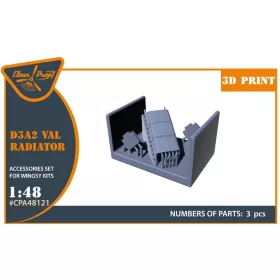   Clear Prop Accessories 1:48 D3A2 VAL radiator set for Wingsy Kits