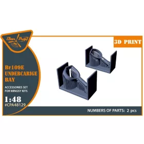   Clear Prop Accessories 1:48 Bf-109E wheel bay for Wingsy Kits