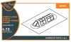 Clear Prop Accessories 1:72 A5M Claude (early version) vacuum formed canopy for CP kits CP72006/CP72008