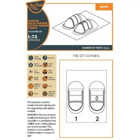   Clear Prop Accessories 1:72 Gloster E28/39 Pioneer vacuum formed canopy for CP kits CP72001/CP72007