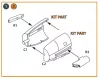 Clear Prop Accessories 1:72 Me-410 B-1/U2/U4/R4 exhausts for Finemolds kits