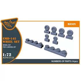   Clear Prop Accessories 1:72 EMB-145 wheel set for A-model kits