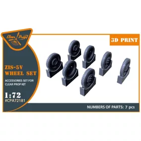 Clear Prop Accessories 1:72 ZiS-5V wheel set