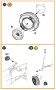 Clear Prop Accessories 1:72 Wessex HC.2 Wheel set type 1 for Airfix kit