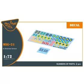 Clear Prop Accessories 1:72 MiG-21 in Ukrainian Service