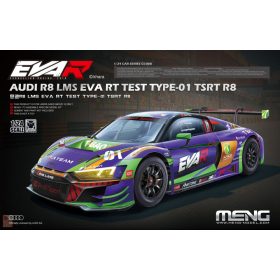   Meng Model CS-008 1:24 Audi R8 LMS EVA RT TEST TYPE-01 TSRT R8