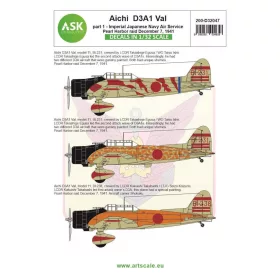  ASK decal 1:32 Aichi D3A1 VAL part 1 - Pearl Harbor raid / Imperial Japanese Army Air Service