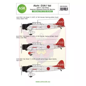   ASK decal 1:32 Aichi D3A1 VAL part 4 - Imperial Japanese Army Air Service