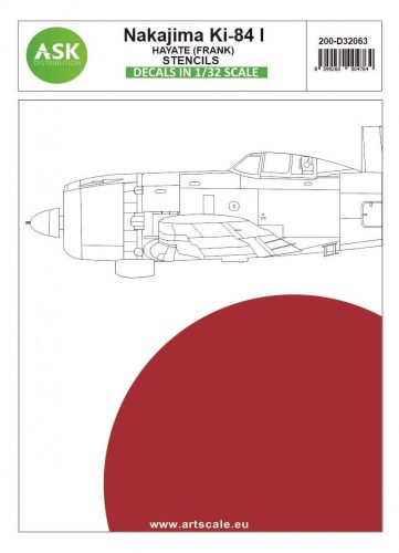 ASK decal 1:32 Nakajima Ki-84 Hayate (Frank) - STENCILS - Imperial Japanese Army Air Force