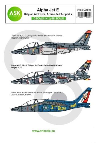 ASK decal 1:48 Alpha Jet E Belgian Air Force and Armeé de l'Air - part 2