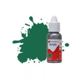   Humbrol HUMBROL ACRYLIC DROPPER BOTTLE 14ML No 30 Dark Green - Matt
