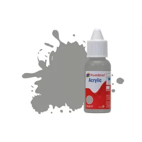   Humbrol HUMBROL ACRYLIC DROPPER BOTTLE 14ML No.126 US Medium Grey Matt