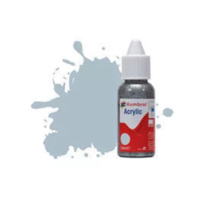  Humbrol HUMBROL ACRYLIC DROPPER BOTTLE 14ML No 127 US Ghost Grey - Satin