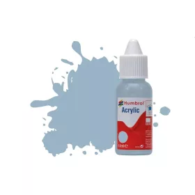   Humbrol HUMBROL ACRYLIC DROPPER BOTTLE 14ML No.128 US Compass Grey Matt