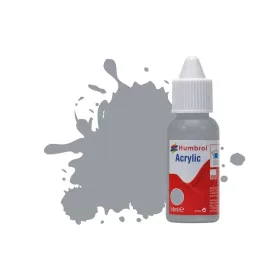   Humbrol HUMBROL ACRYLIC DROPPER BOTTLE 14ML No 140 Gull Grey Matt