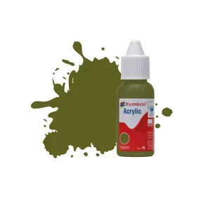   Humbrol HUMBROL ACRYLIC DROPPER BOTTLE 14ML No 150 Forest Green Matt