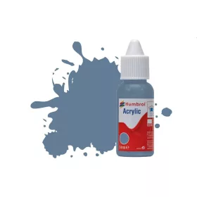   Humbrol HUMBROL ACRYLIC DROPPER BOTTLE 14ML No.157 Azure Blue Matt