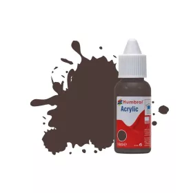   Humbrol HUMBROL ACRYLIC DROPPER BOTTLE 14ML No 173 Track Matt