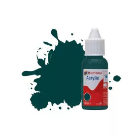   Humbrol HUMBROL ACRYLIC DROPPER BOTTLE 14ML No.239 Racing Green Gloss