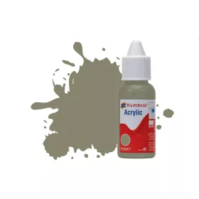   Humbrol HUMBROL ACRYLIC DROPPER BOTTLE 14ML No.240 RLM 02 Grau Matt