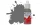 Humbrol HUMBROL ACRYLIC DROPPER BOTTLE 14ML No.246 RLM 75 Grauviolett Matt