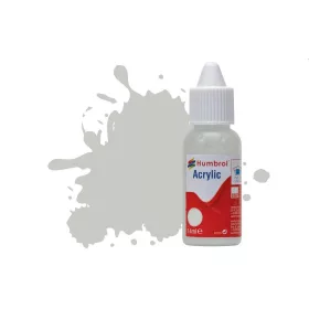   Humbrol HUMBROL ACRYLIC DROPPER BOTTLE 14ML No.247 RLM 76 Lichtblau Matt