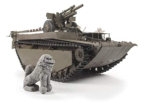 AFV-Club 1:35 LVT 4 Buffalo Carrying M2A1 105mm Howitz
