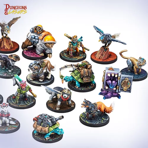 Archon Studio Dungeons & Lasers Miniatures: ANIMAL COMPANIONS