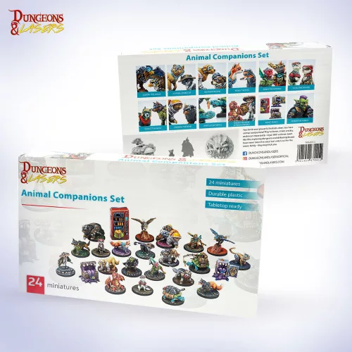Archon Studio Dungeons & Lasers Miniatures: ANIMAL COMPANIONS