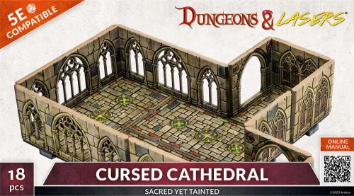 Archon Studio Dungeons & Lasers Expansion Set: CURSED CATHEDRAL