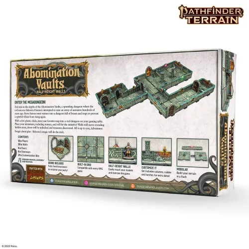 Archon Studio Dungeons & Lasers PATHFINDER TERRAIN: ABOMINATION VAULTS