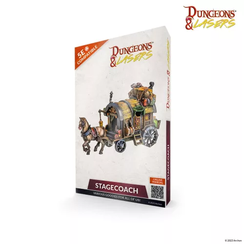 Archon Studio Dungeons & Lasers Miniatures: STAGECOACH
